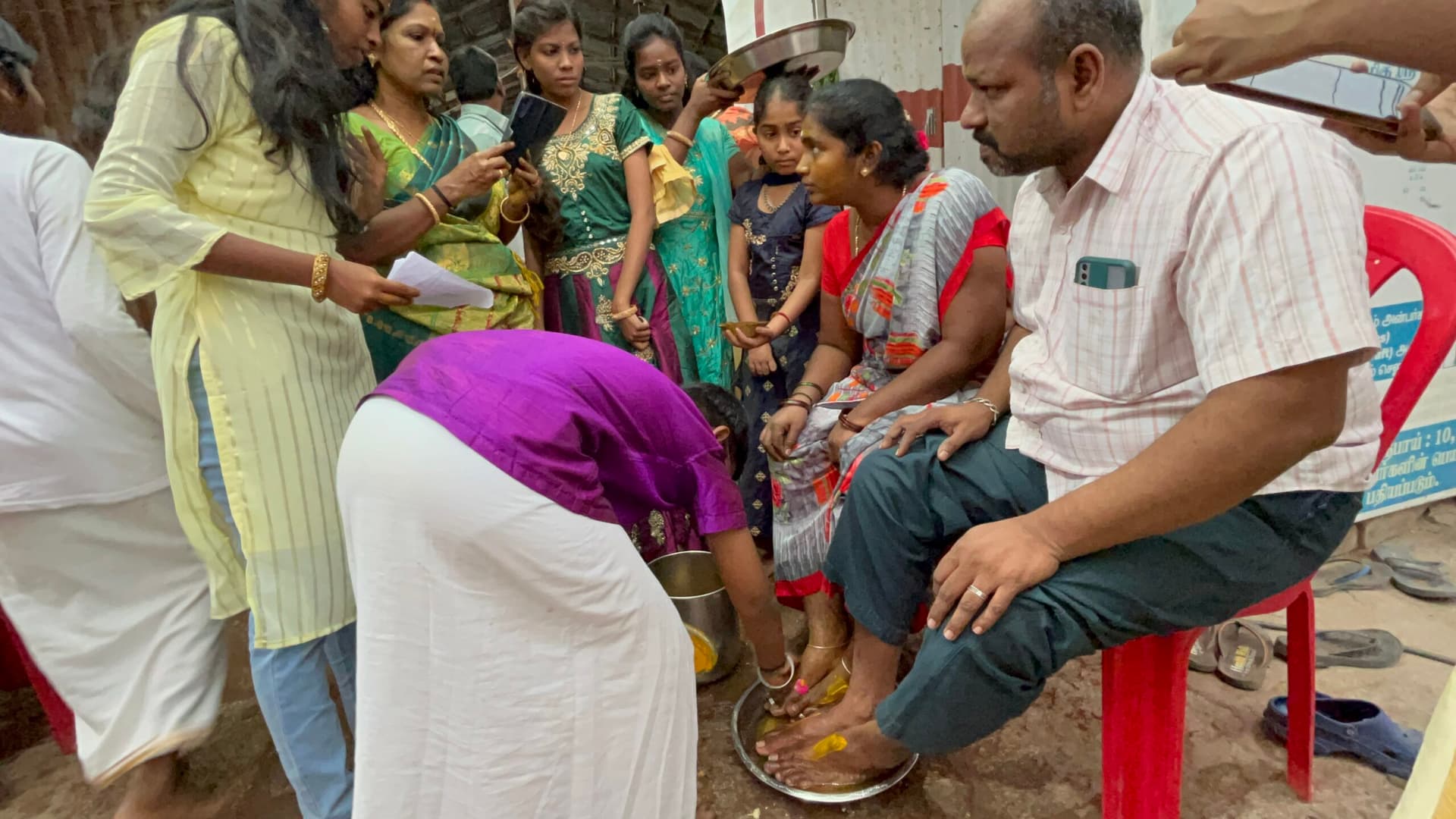 Volunteers serving the community
